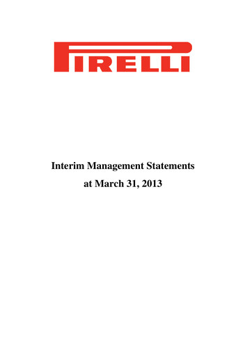 Thumbnail Pirelli
 Quarterly Report 2013-q1