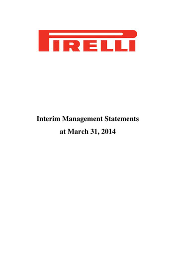 Thumbnail Pirelli
 Quarterly Report 2014-q1