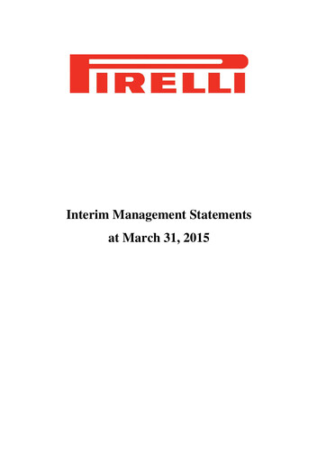 Thumbnail Pirelli
 Quarterly Report 2015-q1