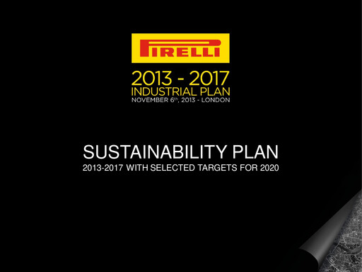 Thumbnail Pirelli
 Sustainability Report 2013-2017