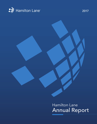 Thumbnail Hamilton Lane Annual Report 2017