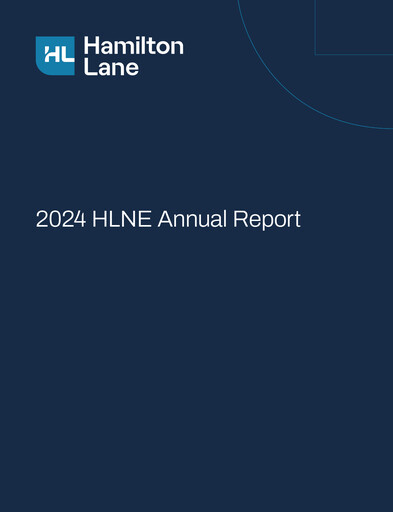 Thumbnail Hamilton Lane Annual Report 2024