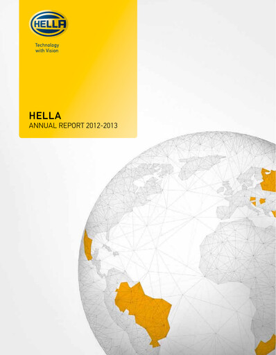 Thumbnail HELLA Annual Report 2012-2013