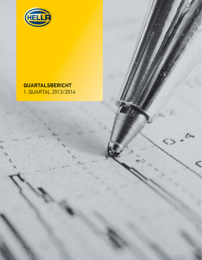 Thumbnail HELLA Quarterly Report 2013-2014-q1