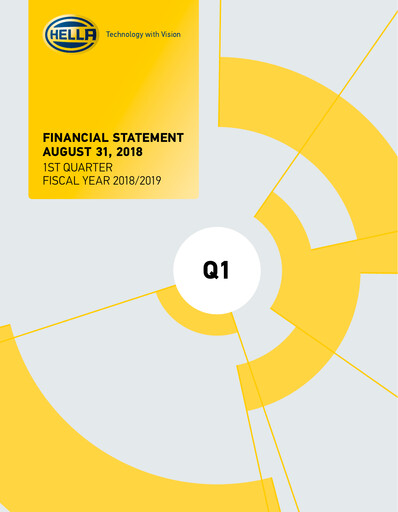 Thumbnail HELLA Quarterly Report 2018-2019-q1