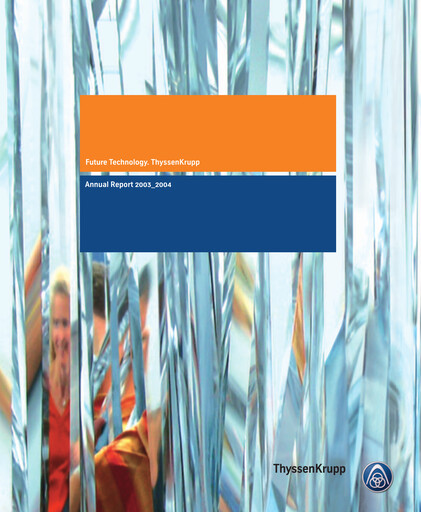 Thumbnail Thyssenkrupp Annual Report 2004