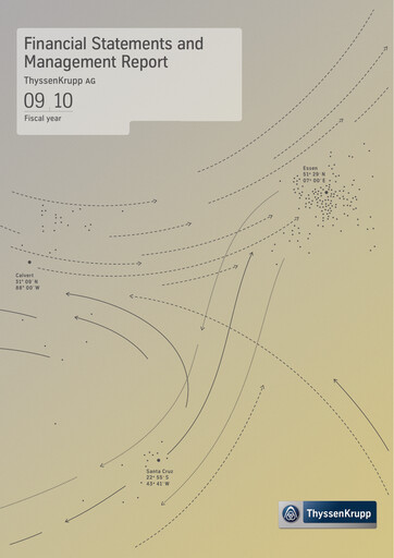 Thumbnail Thyssenkrupp Financial Statement 2010