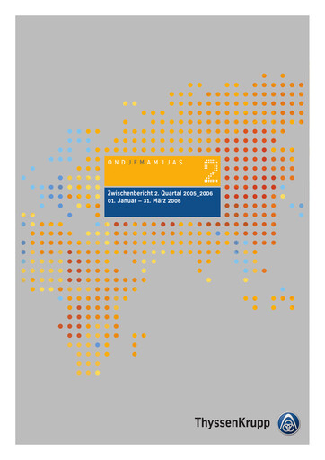 Thumbnail Thyssenkrupp Half-year Report 2006-h1
