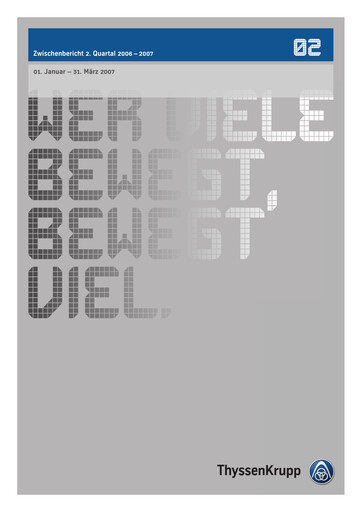 Thumbnail Thyssenkrupp Half-year Report 2007-h1