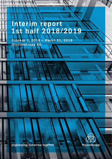Thumbnail Thyssenkrupp Half-year Report 2019-h1