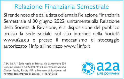 Thumbnail A2A Half-year Report 2022-h1