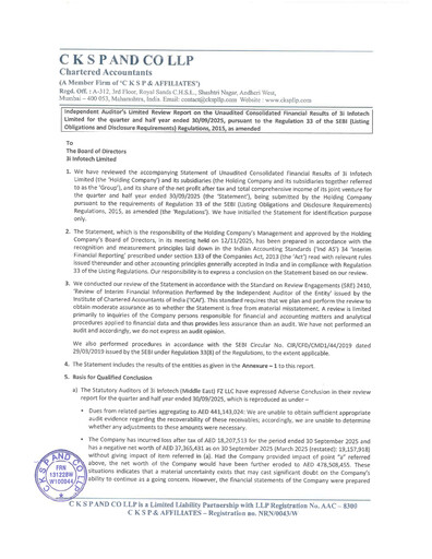 Miniature 3i Infotech
 Rapport semestriel 2025-h1