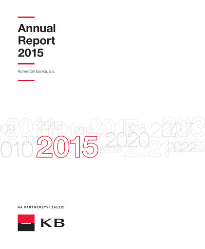 Thumbnail Komerční banka Annual Report 2015