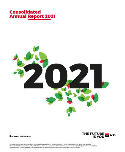 Thumbnail Komerční banka Annual Report 2021