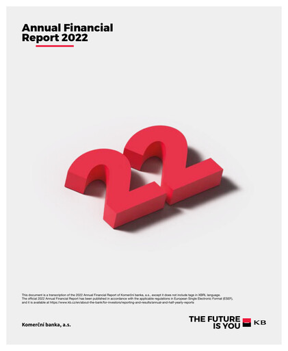 Miniature Komerční banka Rapport financier 2022
