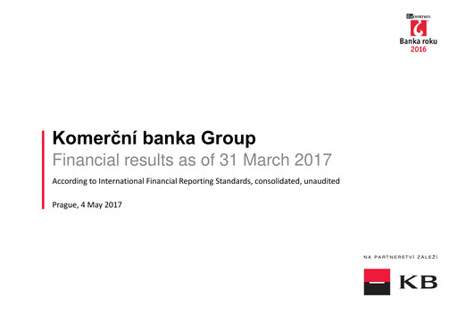 Thumbnail Komerční banka Quarterly Report 2017-q1