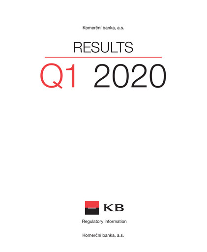 Thumbnail Komerční banka Quarterly Report 2020-q1