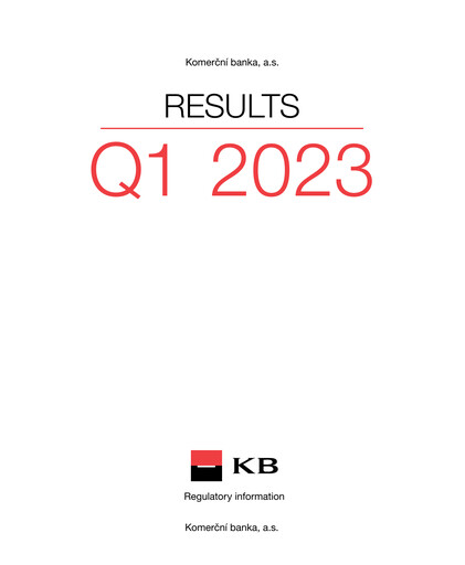 Thumbnail Komerční banka Quarterly Report 2023-q1