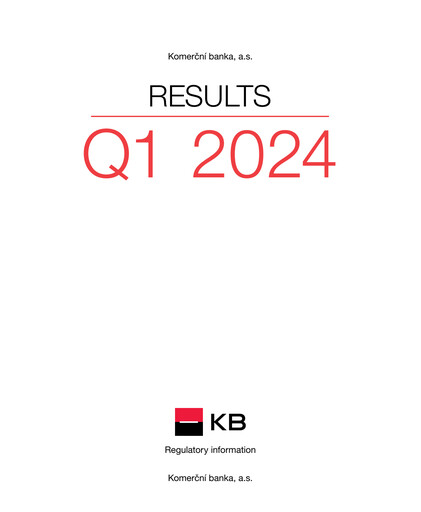 Thumbnail Komerční banka Quarterly Report 2024-q1