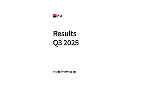 Thumbnail Komerční banka Quarterly Report 2025-q3