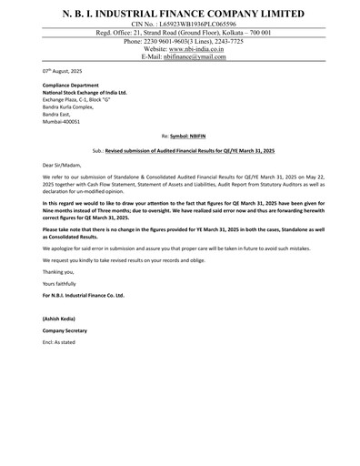 Thumbnail N.B.I. Industrial Finance Quarterly Report 2025-q4