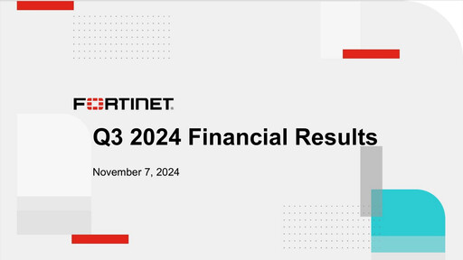 Thumbnail Fortinet Quarterly Report 2024-q3