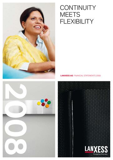 Thumbnail Lanxess Financial Statement 2008