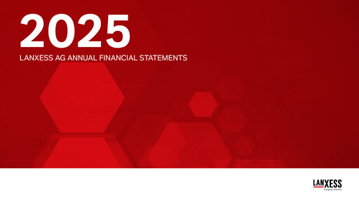 Thumbnail Lanxess Financial Statement 2025