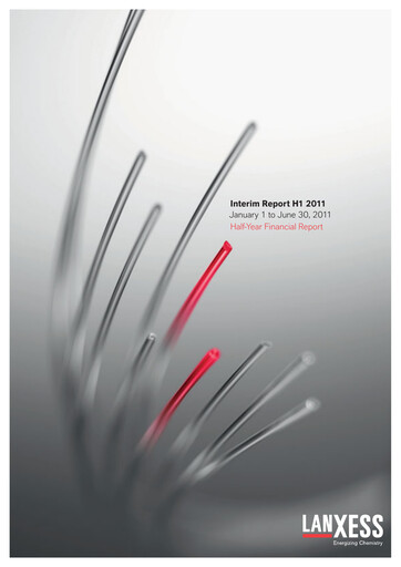 Thumbnail Lanxess Half-year Report 2011-h1
