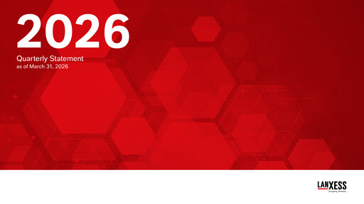 Miniature Lanxess Rapport trimestriel 2026-q1