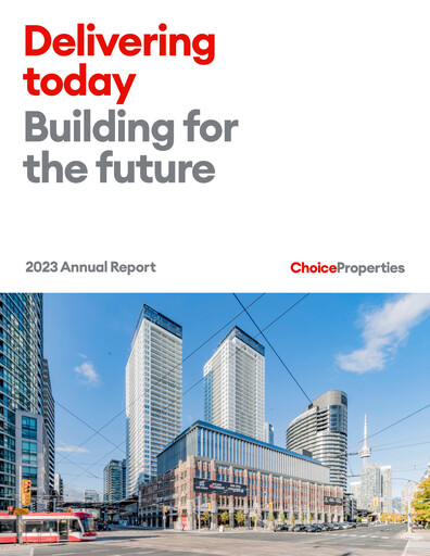 Thumbnail Choice Properties REIT Annual Report 2023