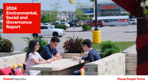 Thumbnail Choice Properties REIT ESG Report 2024