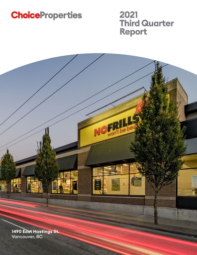 Thumbnail Choice Properties REIT Quarterly Report 2021-q3
