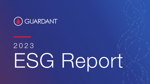 Miniature Guardant Health
 Rapport ESG 2023