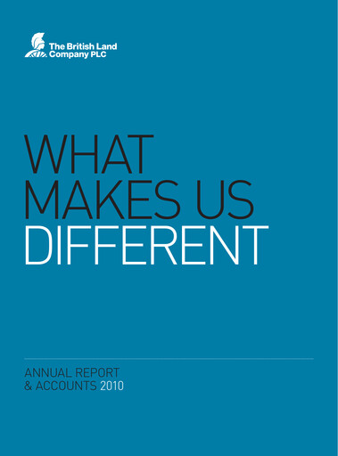 Vorschaubild British Land
 Jahresbericht 2010