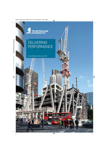Vorschaubild British Land
 Jahresbericht 2012
