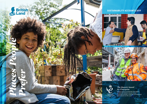 Thumbnail British Land
 Sustainability Report 2019