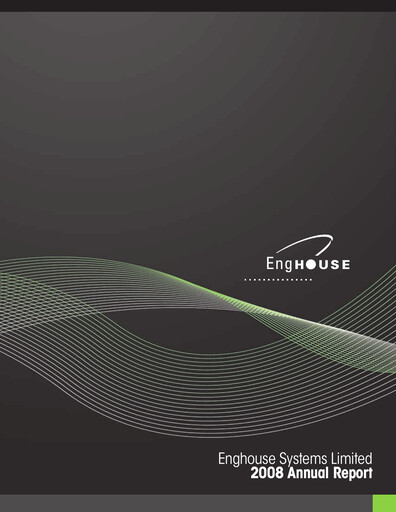 Thumbnail Enghouse Systems Annual Report 2008