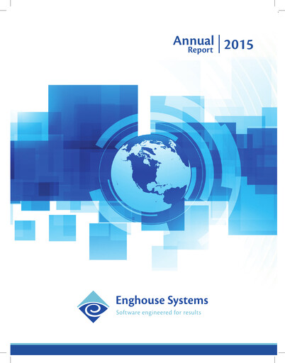 Thumbnail Enghouse Systems Annual Report 2015