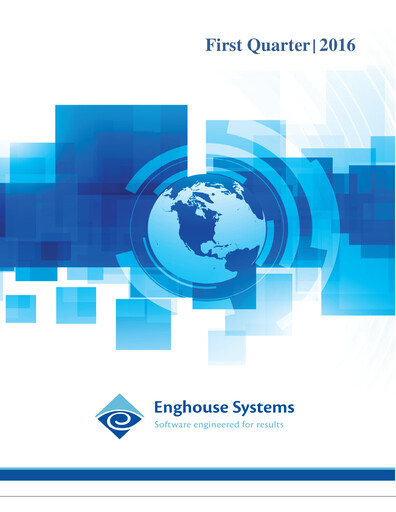 Vorschaubild Enghouse Systems Quartalsbericht 2016-q1