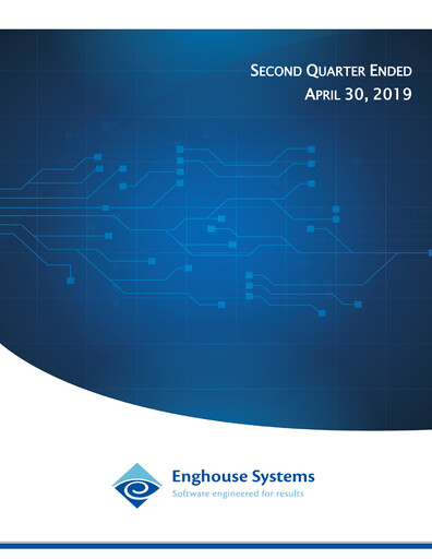 Vorschaubild Enghouse Systems Quartalsbericht 2019-q2