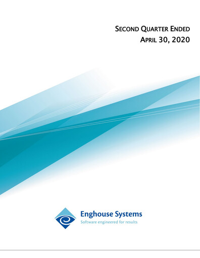 Vorschaubild Enghouse Systems Quartalsbericht 2020-q2
