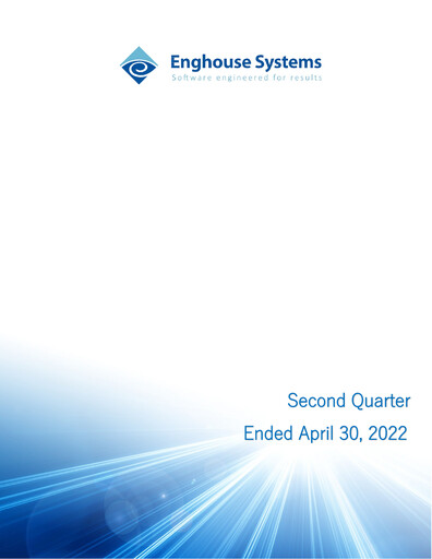 Vorschaubild Enghouse Systems Quartalsbericht 2022-q2