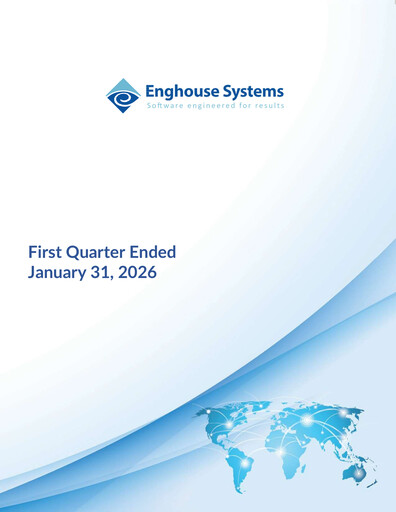 Thumbnail Enghouse Systems Quarterly Report 2026-q1