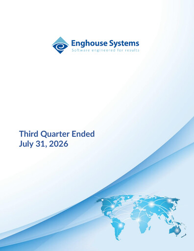 Vorschaubild Enghouse Systems Quartalsbericht 2026-q3