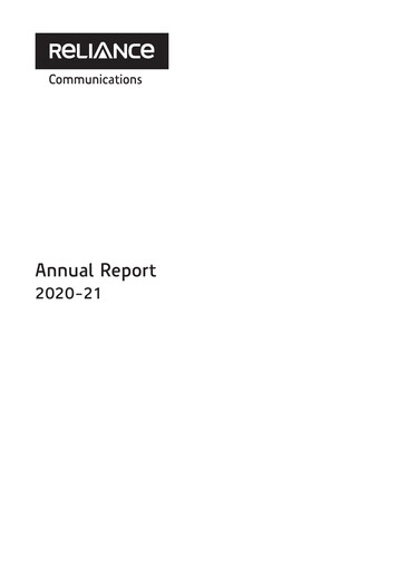 Miniature Reliance Communications
 Rapport annuel 2020-2021