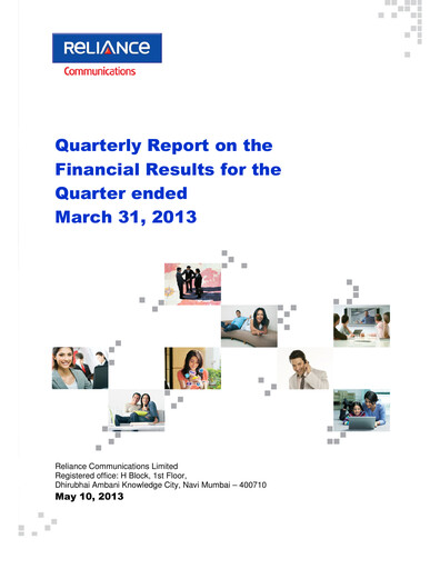 Thumbnail Reliance Communications
 Quarterly Report 2013-q4
