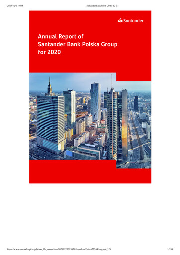 Thumbnail Santander Polska Annual Report 2020