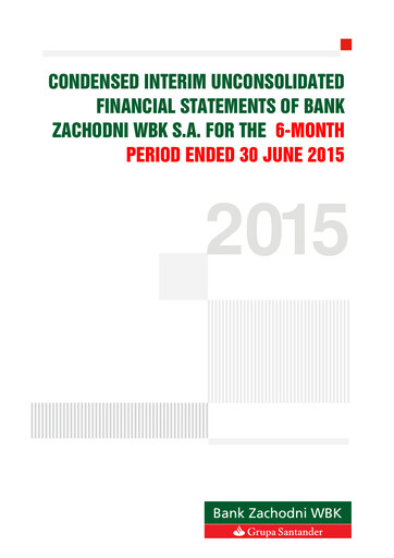 Thumbnail Santander Polska Financial Statement 2015-h1