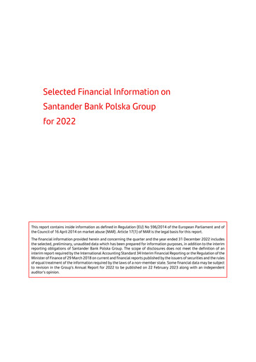 Thumbnail Santander Polska Financial Statement 2022